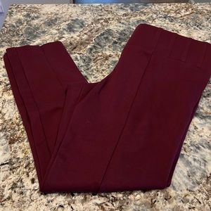 Zac & Rachel wine colored Stretchy pants size L